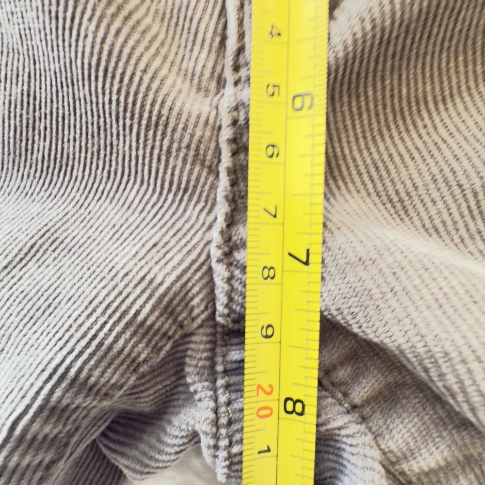 J.Crew‎ Pants-Courdoroy-Bootcut-Women's-Size 0 Short-Tan Khaki-Great Condition